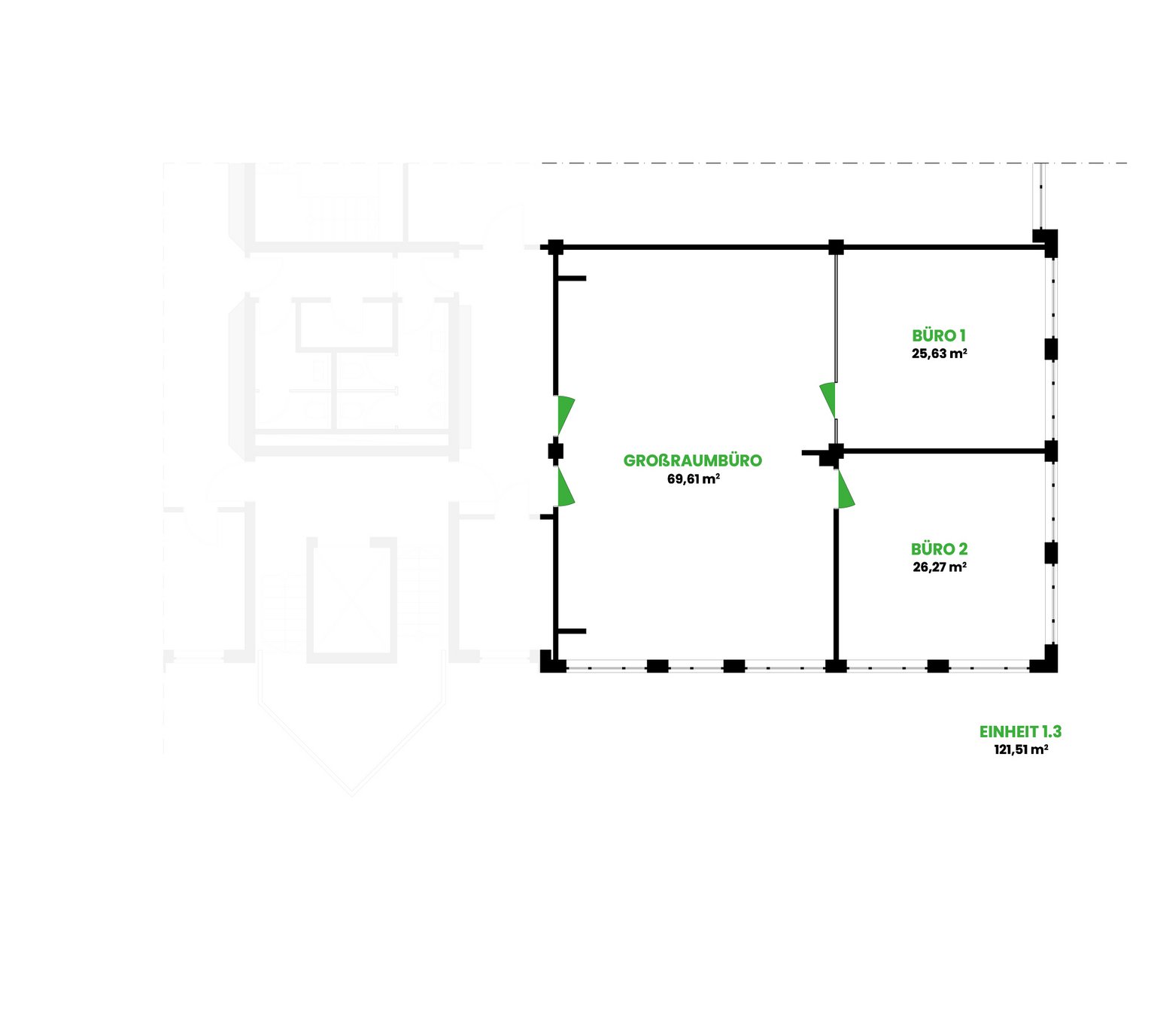 Business Center Stettiner Straße Grundriss Einheit 1-3 Business Center Stettiner Straße Grundriss Einheit 1-3